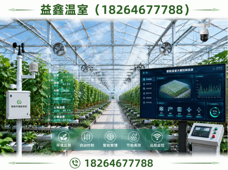 寒亭区连栋温室展示图